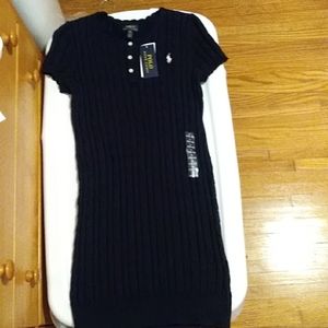 Girls Polo sweater dress L 12-14
